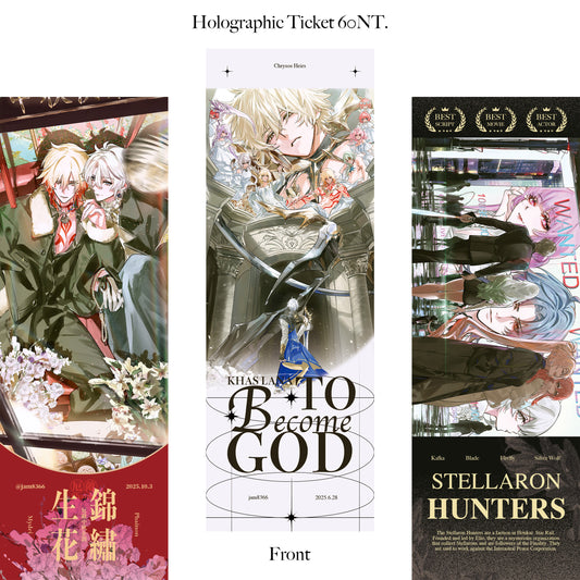 Holographic Ticket 3in1 Set