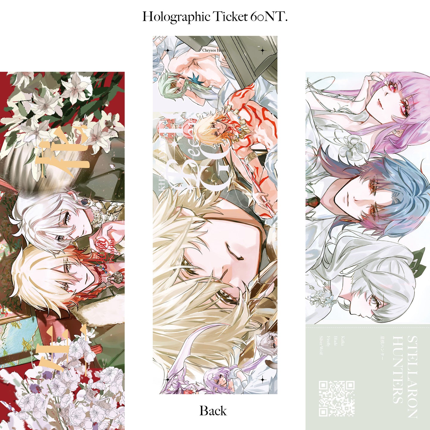 Holographic Ticket 3in1 Set