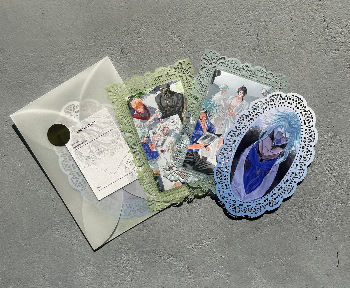 Lace postcard