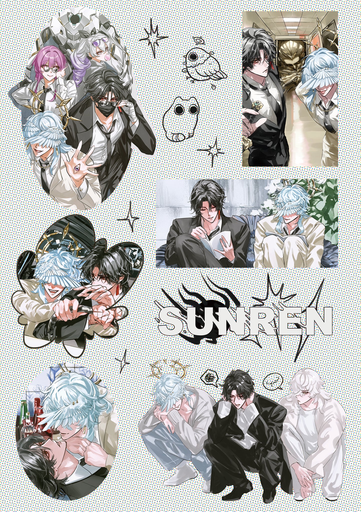 Sunren 6 in 1 package c: