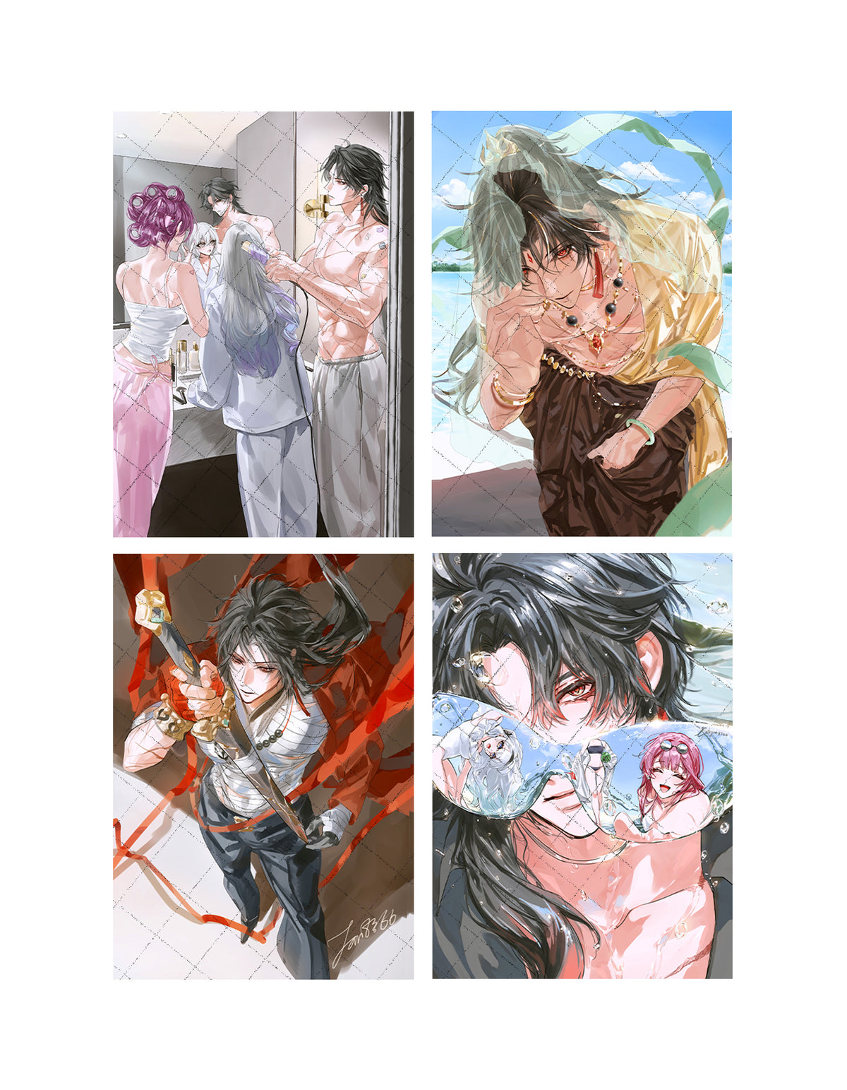 Post card set